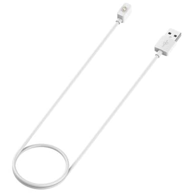 Magnetisk ladekabel for Xiaomi Smart Band 9 Pro / 9 Active - Hvit