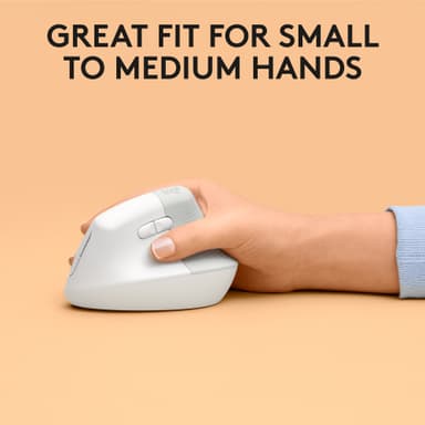 Logitech Lift til Mac trådløs mus (grå)