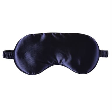 2-pack silke sovemaske for reiser, myk øyemaske for å sove Mørke blå