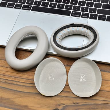 Erstatningsøreputer for Bose QuietComfort Ultra-hodetelefoner - grå (2-pack)