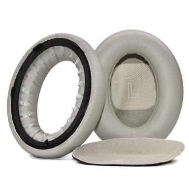 Erstatningsøreputer for Bose QuietComfort Ultra-hodetelefoner - grå (2-pack)