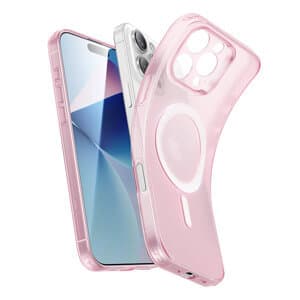 Zero Clear Case (HaloLock) ESR-deksel for iPhone 16 Pro Max (rosa)