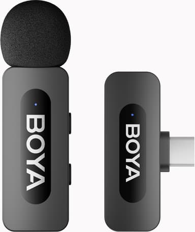 BOYA V10 Wireless påklipsbar mikrofon