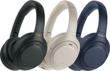 Sony trådløse around-ear hodetelefoner WH-1000XM4 (sort)