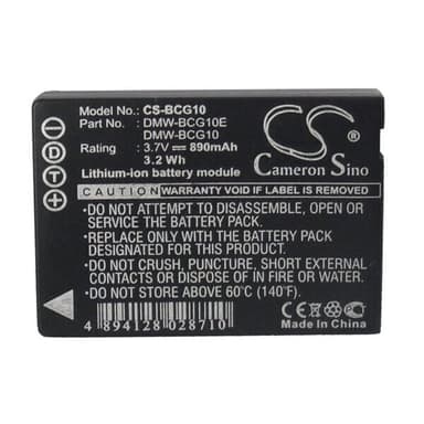 Kamerabatteri DMW-BCG10 for Panasonic Lumix DMC-ZS7R / Lumix DMC-ZR1K / Lumix DMC-TZ7K