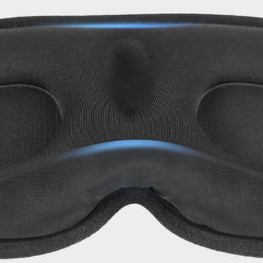 Komfortabel sovemaske / øyemaske Sort