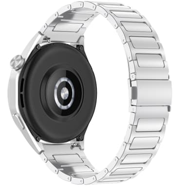 22 mm stålklokkerem, for Samsung, Huawei Sølv