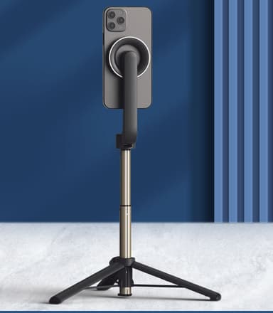 Bærbar trådløs Bluetooth Selfie Stick WS-22005 Sort
