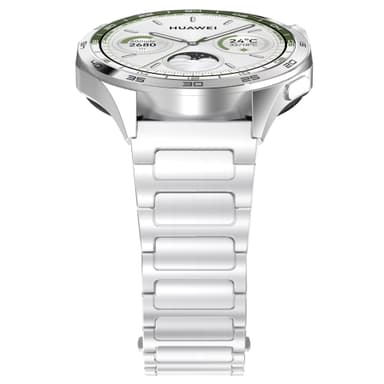 22 mm stålklokkerem, for Samsung, Huawei Sølv