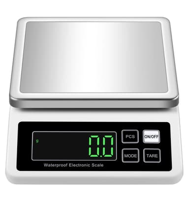 Elektronisk oppladbar vekt 15 kg/0,1 g