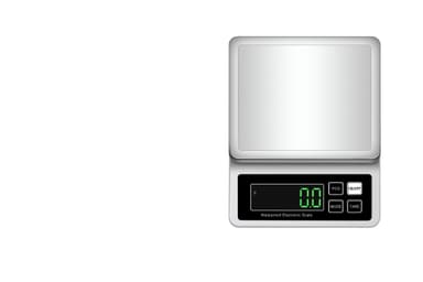Elektronisk oppladbar vekt 15 kg/0,1 g