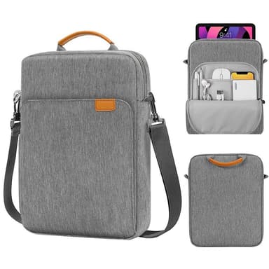 Laptopveske Crossbody-veske Grå M