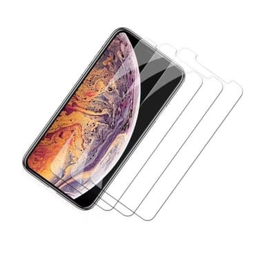 iPhone X/Xs skjermbeskytter i herdet glass (3-pakning)