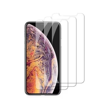 iPhone X/Xs skjermbeskytter i herdet glass (3-pakning)