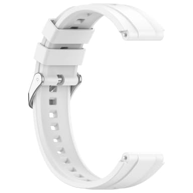 Silikonklokkerem for 18 mm Huawei GT4 46 mm/GT Runner/GT3 SE Hvit