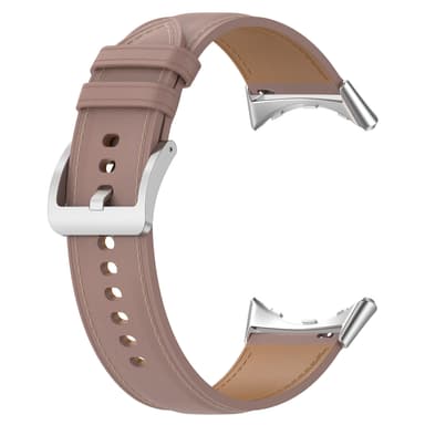 Klokkerem i ekte skinn 20 mm for Google Pixel Watch 1/2 Mørk rosa