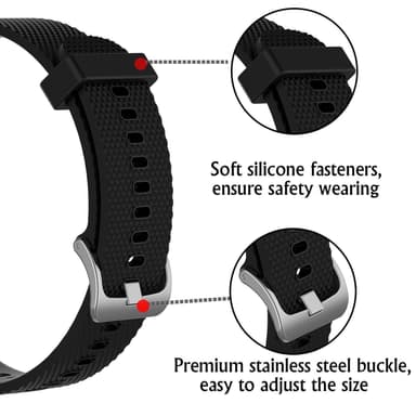 Garmin VivoActive 4S armbånd silikon Hvit