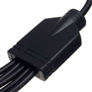 5in1 USB-kabel kompatibel med Nintendo Wii U / 3DSXL / 3DS