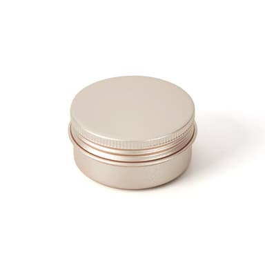 Aluminiumsboks med skrukork 10 ml 5-pak Gull