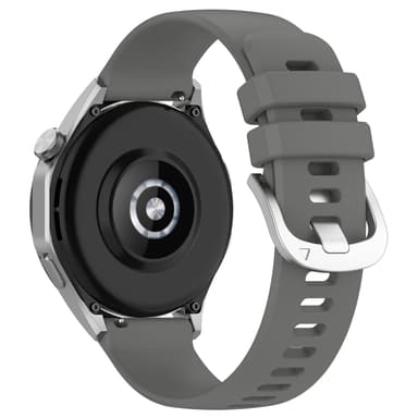 18 mm silikonrem, Huawei Watch GT 4 41 mm, Garmin Venu 3S, LG Watch Grå