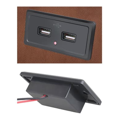 Billader Ladepanel med 2 USB-uttak