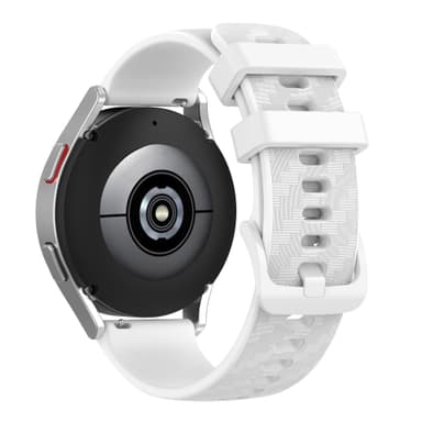 Silikonklokkerem for Garmin Vivoactive 4 / Vivoactive 3 / Venu Hvit 22 mm