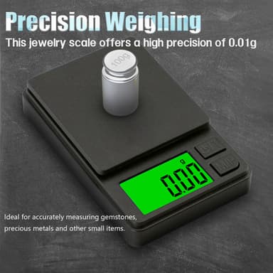 Digital kjøkkenvekt / presisjonsvekt for smykker 200g/0,01g