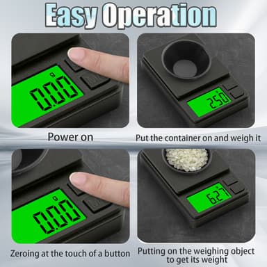 Digital kjøkkenvekt / presisjonsvekt for smykker 200g/0,01g
