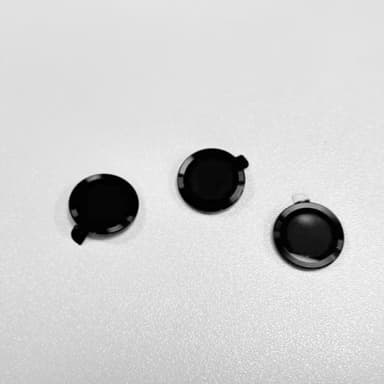 3-pack linsebeskyttelse for iPhone 16 Sort iPhone 16 Pro/16 ProMax
