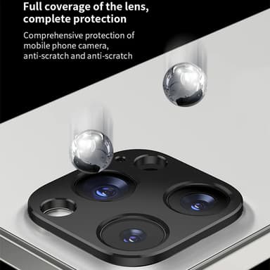 Kameralinsedeksel i metall for iPhone 15-serien iPhone 15 Pro/iPhone 15 Pro Max
