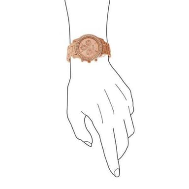Armbåndsur Dame Roségull/Diamant