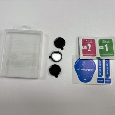 3-pack linsebeskyttelse for iPhone 16 Sort iPhone 16 Pro/16 ProMax