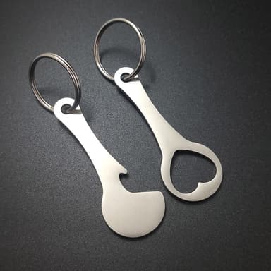 Nøkkelringer i metall, Token for handlekurv