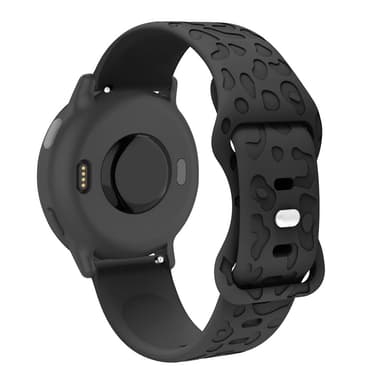 22 mm silikonklokkerem, Samsung Gear S3 Classic, Huawei Watch 3, Ticwatch Sort