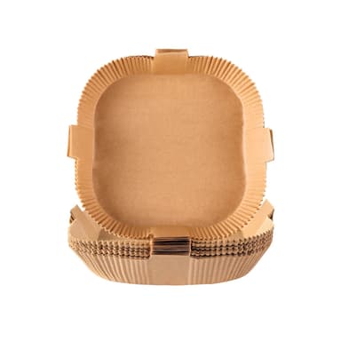 Air Fryer engangspapir med håndtak for frityrkokere 100 stk Natur 20 cm