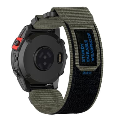 20 mm klokkerem for Garmin Fenix/instinct/Descent/Epix Grå