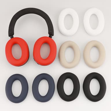 Øreputer i silikon deksel for Sony WH-1000XM 5 Denim blå