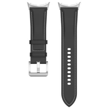 Klokkerem i ekte skinn 20 mm for Google Pixel Watch 1/2 Sort
