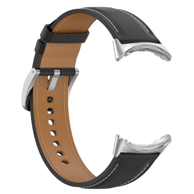 Klokkerem i ekte skinn 20 mm for Google Pixel Watch 1/2 Sort