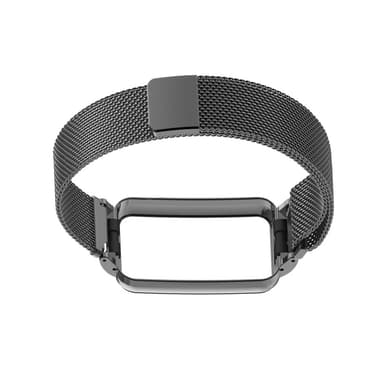 Klokkebånd i rustfritt stål for Xiaomi Band 7 Pro Sort