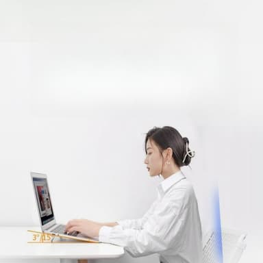 2-Pack Mini Metal Laptop Stand Sølv