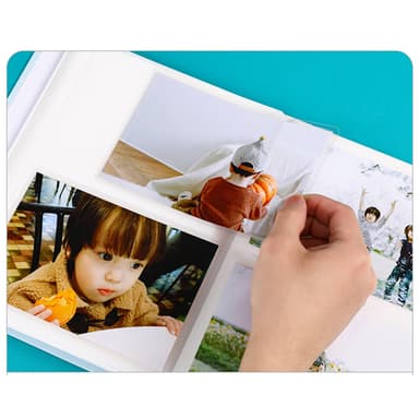 Fotoalbumbok for 6-tommers bilder Sort