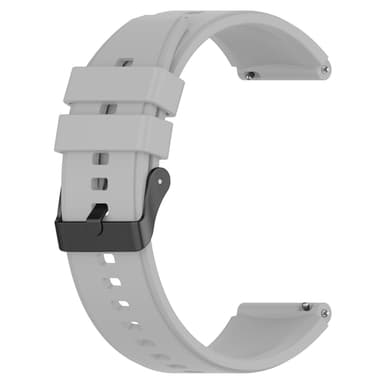Silikonklokkebånd for Huaiwei Watch 4 Pro/GT4 46mm/GT 3/GT2 Pro/Watch Ultimate Lysegrå