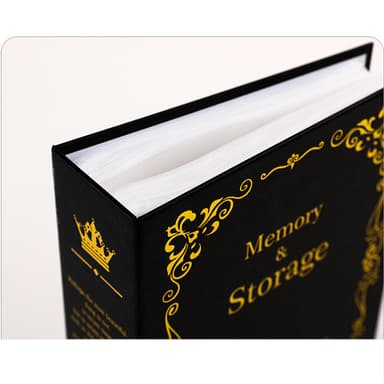 Fotoalbumbok for 6-tommers bilder Sort