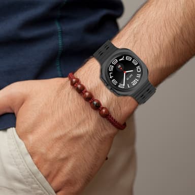 Silikonklokkerem for Samsung Watch Ultra 47mm Sort