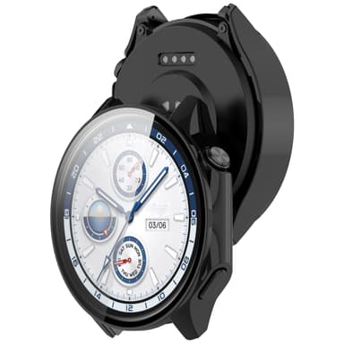Integrert etui og skjermbeskytter for Oppo Watch Sort