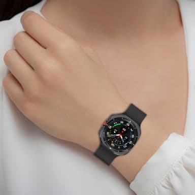 Klokkereim med magnetspenne, Samsung Watch Ultra 24mm Sort