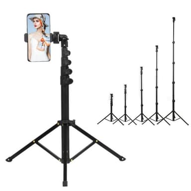 Mobilstativ / kamerastativ (45-160 cm) Svart