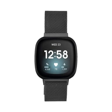 Fitbit Versa 3 / Sense armbånd i rustfritt stål