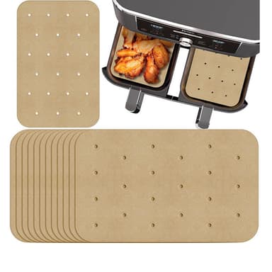 Engangs Air Fryer papirforinger 50-pak Lysebrun